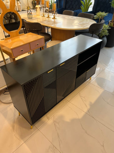 Aleron Side Board Black