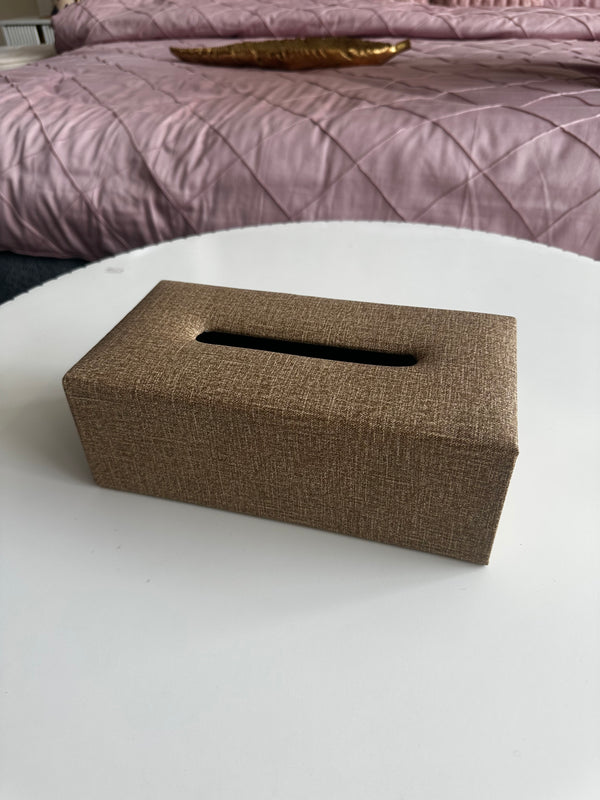 Jute Tissue Box Large