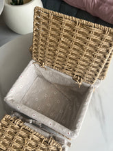 Hand Woven Rattan storage boxes