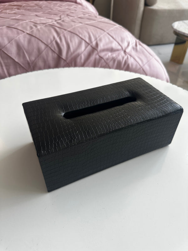 Leather Tissue box 011