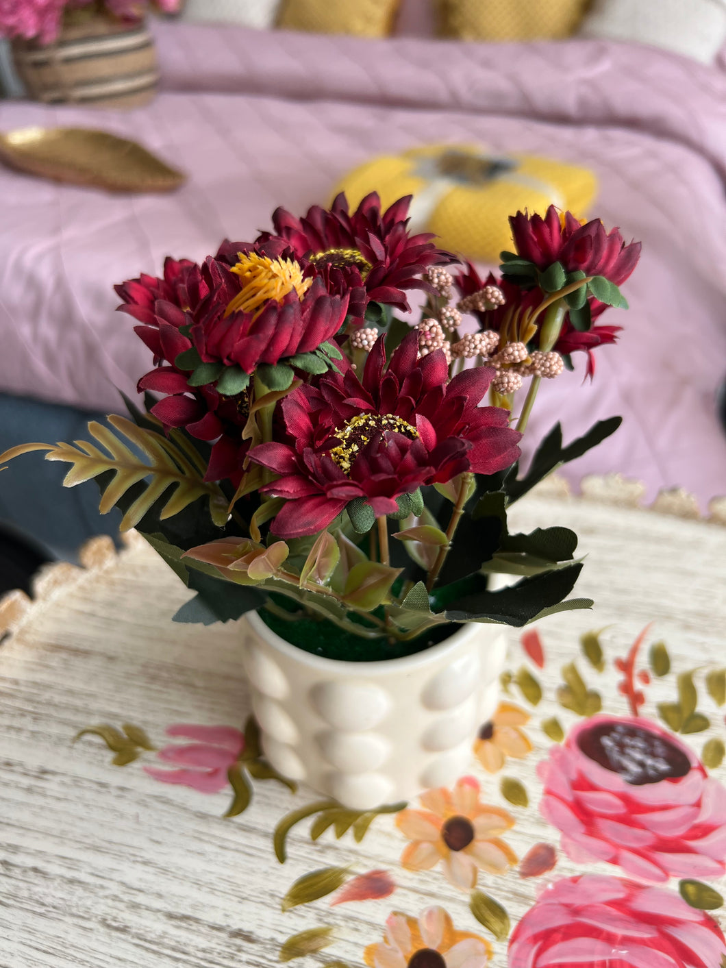 Ceramic Planter Red 004