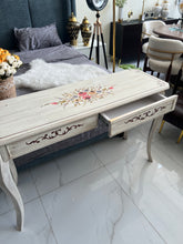 Floral Hand Painted Console