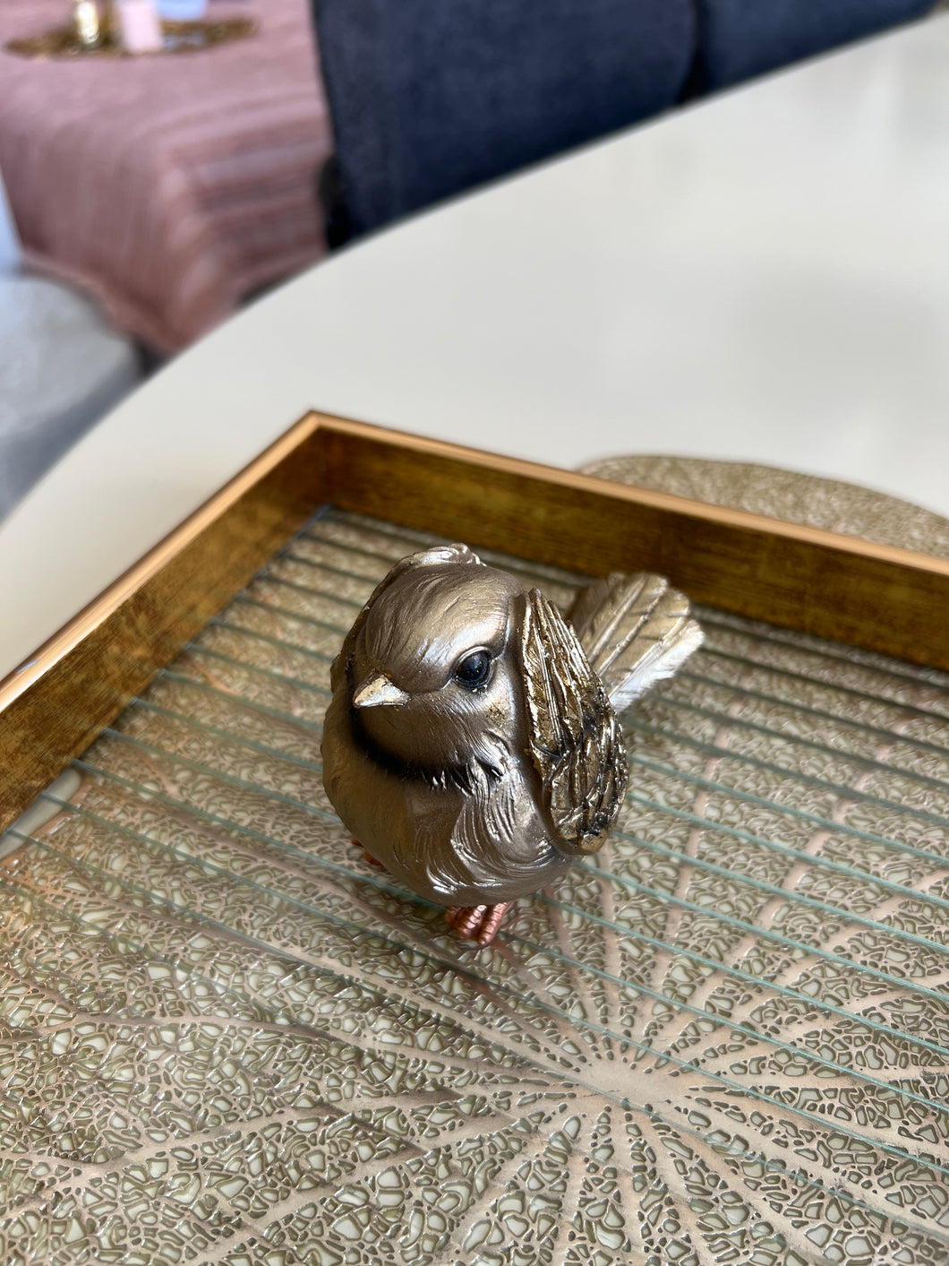 Gold decoration Bird 01