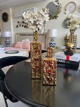 Gold Textured Vase 03