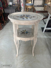 Alice Victorian Table White Hand Painted Living Room