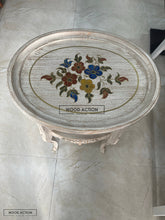 Alice Victorian Table White Hand Painted Living Room