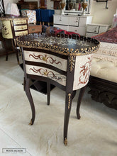 Bell Victorian Table Off White Hand Painted Living Room
