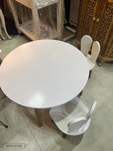 Bunny Rabbit Round Table & 2 Chairs Living Room