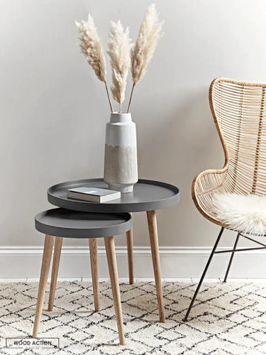 Grey Nesting Table