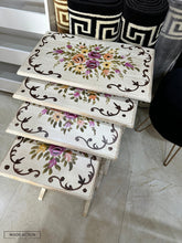 Joe Nesting Table Set Of 4 Hand Painted