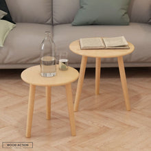 Kepooman Nesting Table Brown