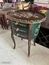 Lavinia Victorian Table Green Living Room