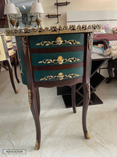 Lavinia Victorian Table Green Living Room