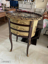 Lavinia Victorian Table Off White Living Room