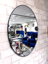 Luca Oval Mirror Black / 2 Ft