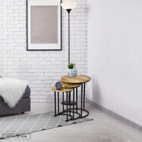 Marcee Nesting Table Brown