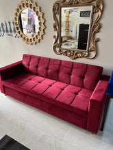 Red Henry Sofa Cum Bed