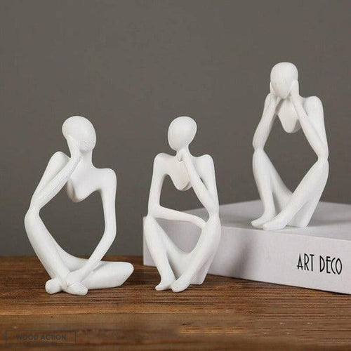 3 Thinking Abstract Sculpture