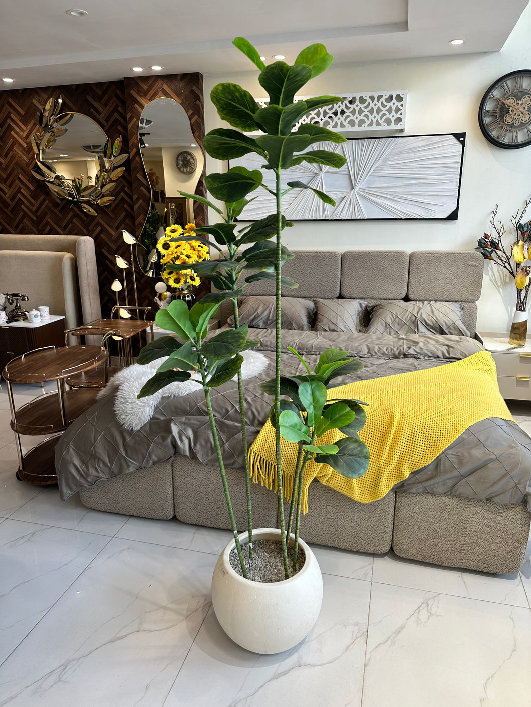 Faux Fiddle Leaf Fig Tree