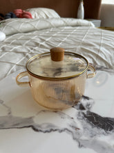 Glass Pot light brown