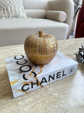 Geometric Gold Apple