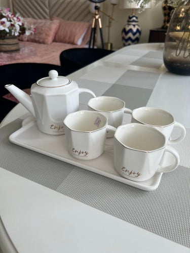 White tea set 4 Person 003