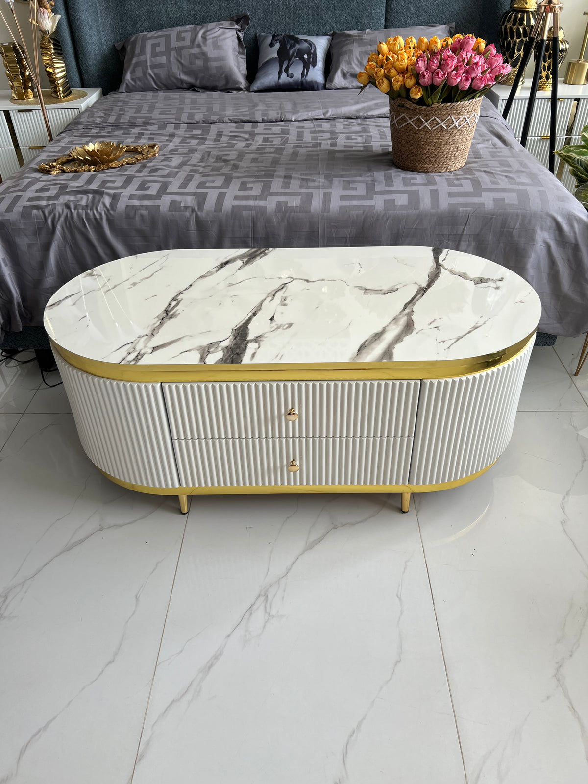 White Glor Coffee Table