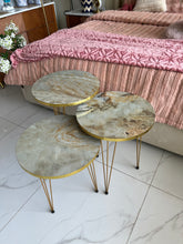 Set of 3 nesting table 004