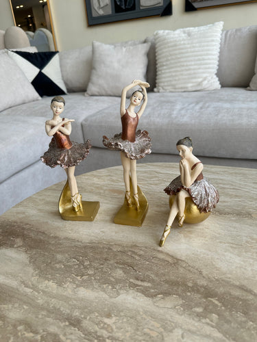 Ballerina Sculpture set of 3