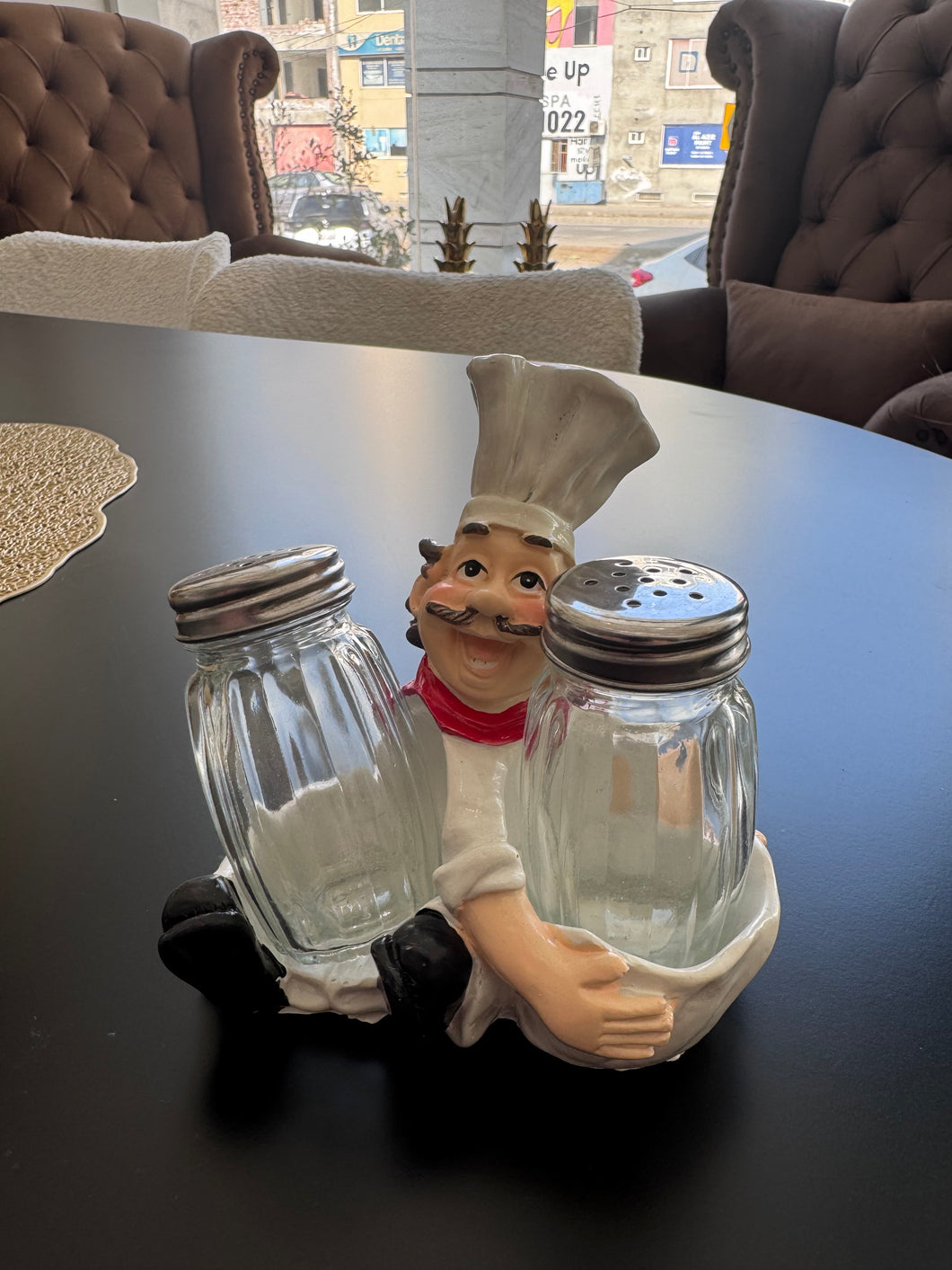 Chef with pepper and salt 11