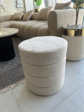 Boucle Premium round Stool Off White 0015