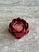 Red Flower Candle Stand