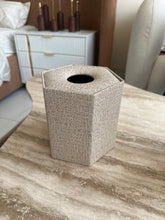 Jute Tissue Box round