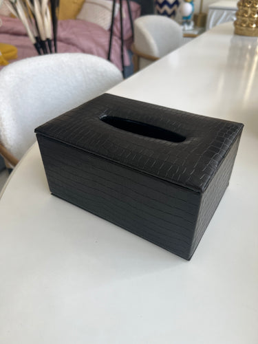 Leather Tissue box 08