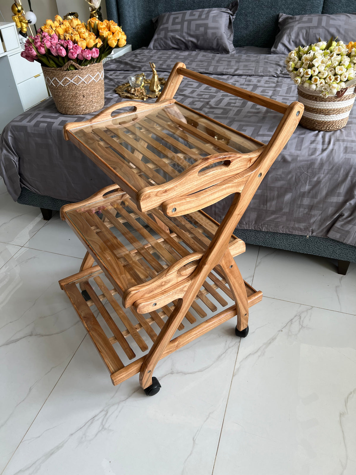 Beach Wood Trolley 03