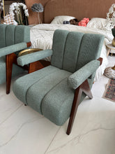 Olive Green luxx chair Pair