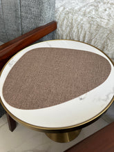 Leatherite Table mat brown 009