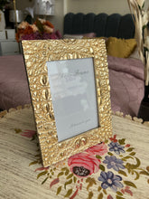Resin Frame Bubble Texture Gold 001