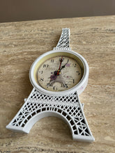 Eiffel Tower Clock White