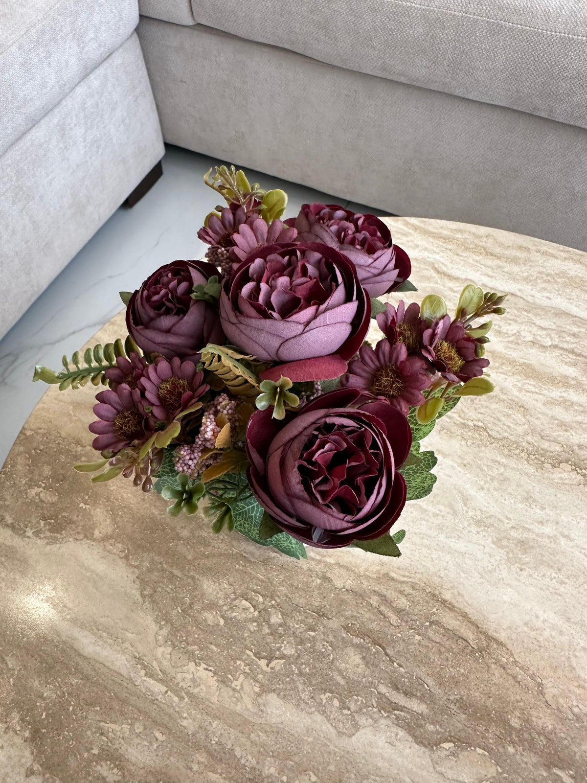 Gold leaf Planter 001 Purple