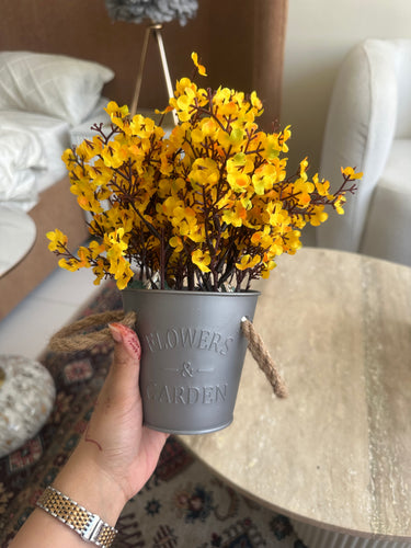 Eucalyptus planter Yellow