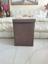 Laundry Basket Boucle Brown