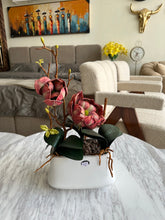 Magnolia Flower Arrangement in Ceramic pot