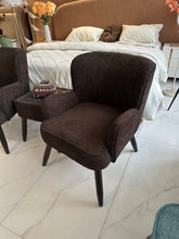 Allure Chair dark brown 035 with table