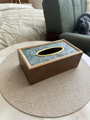 Wooden Tissue box 03