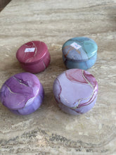 Scented candles metal box