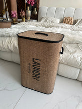 Laundry Basket Square Jute