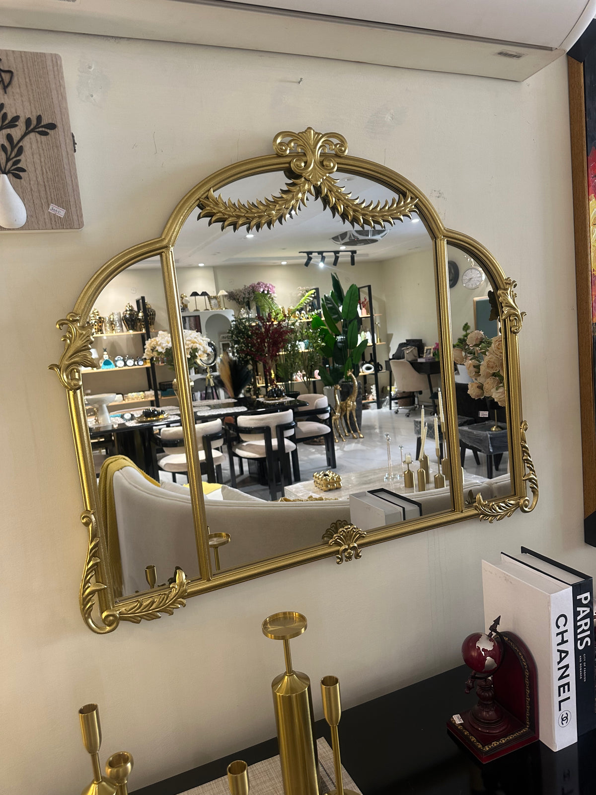 Imported Gold Window Mirror
