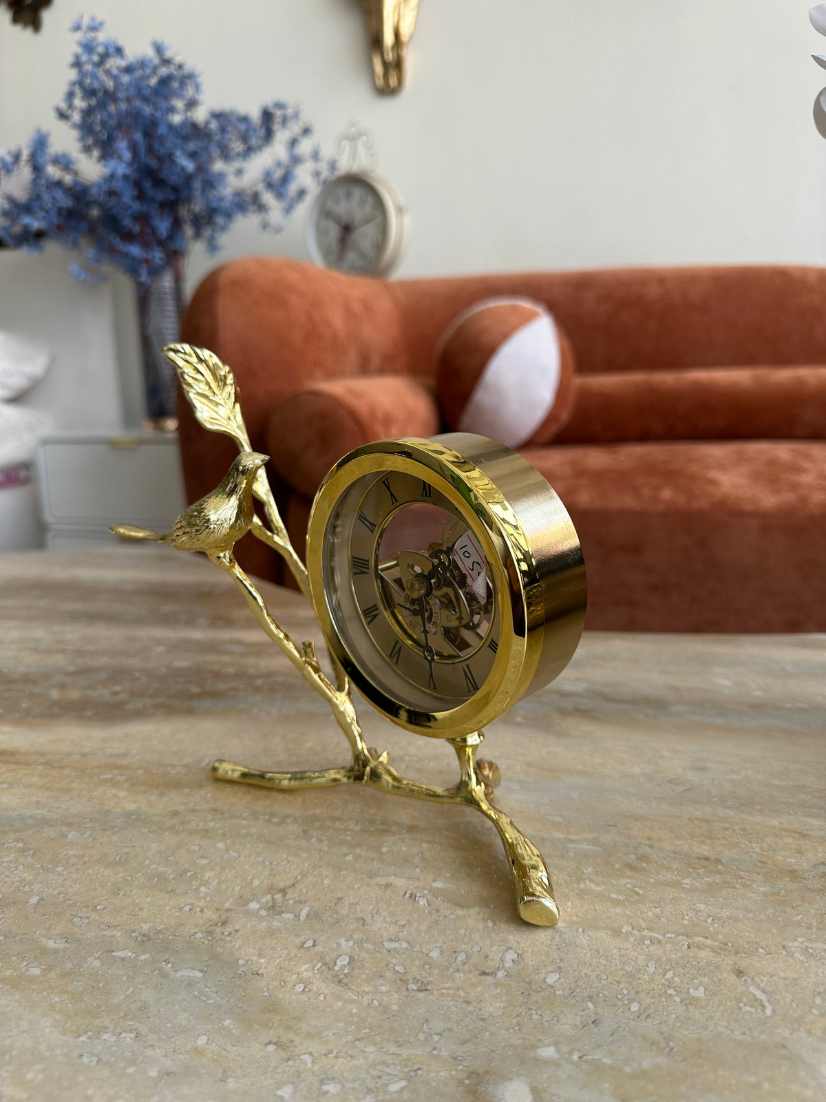 Gold Metallic Clock