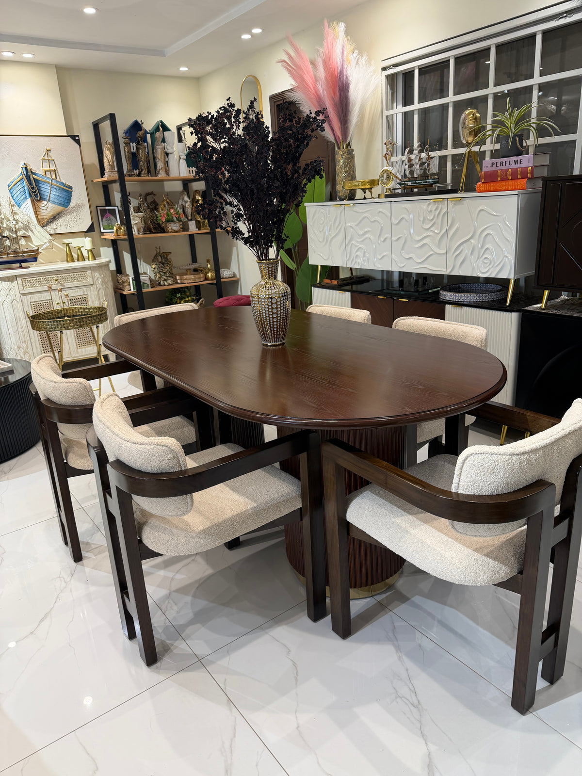 Ashwood Dinning Table with Ladderback Chairs